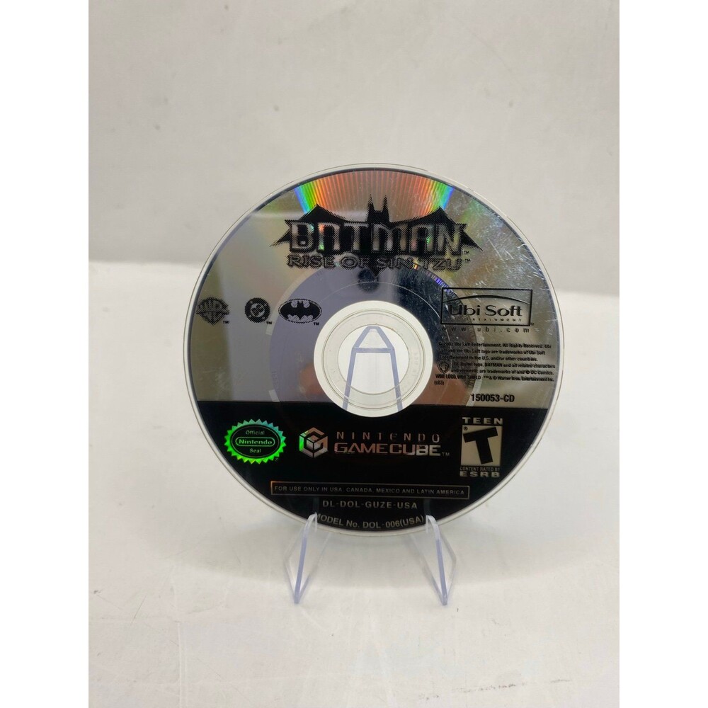 Batman: Rise of Sin Tzu (Nintendo GameCube, 2003) *DISC ONLY* *TESTED* CLEAN